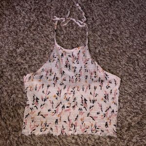 Garage Flower Halter Top
